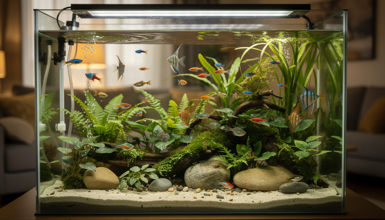 découvrez nos conseils experts pour l'installation et la maintenance d'un aquarium parfait, garantissant un environnement sain et adapté à vos poissons.
